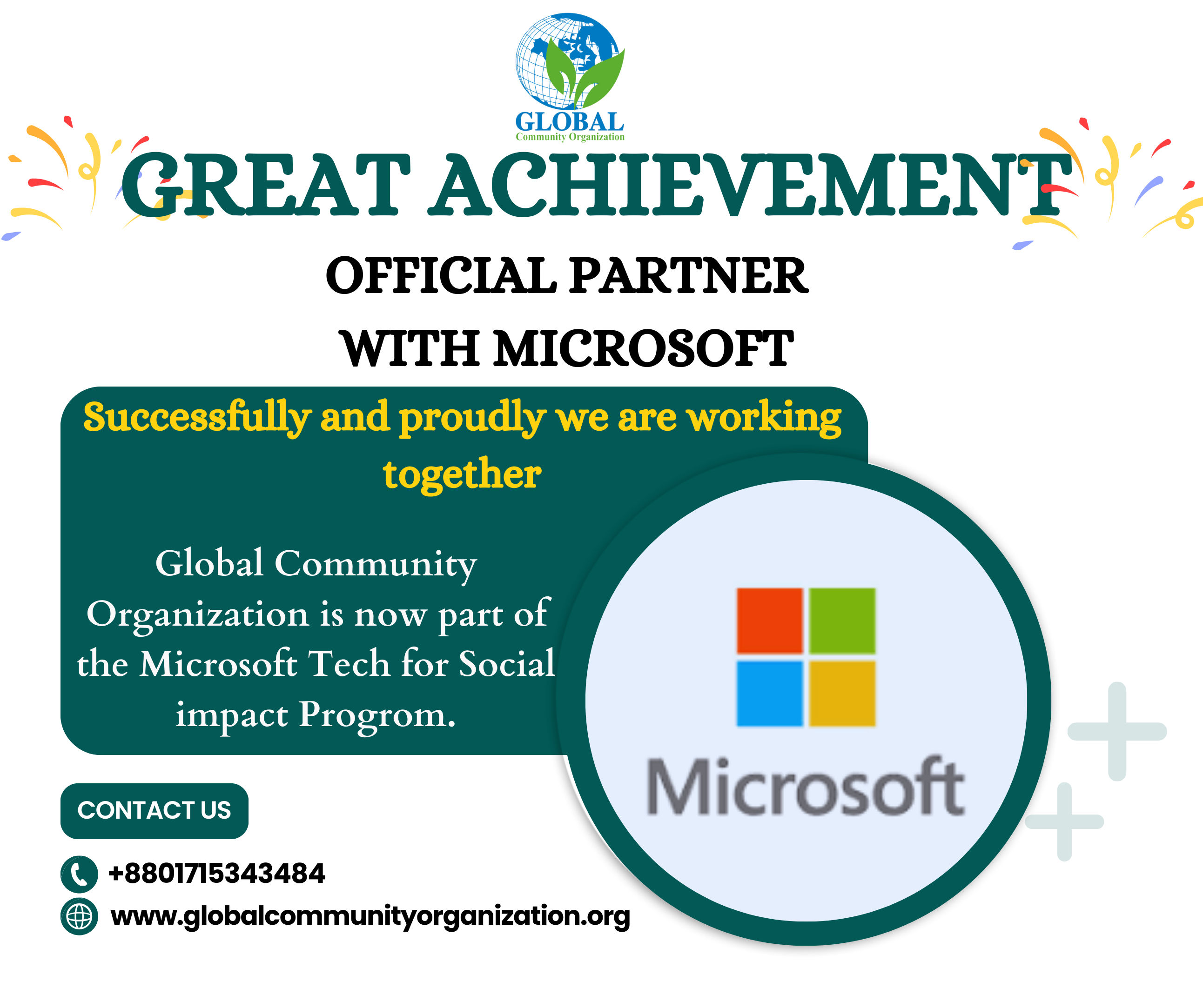 Achievements of Global Community Organization🎉