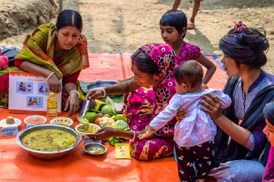 Maternal & Child Nutrition in Char land, Bangladesh